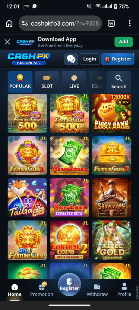 Cashpk Game