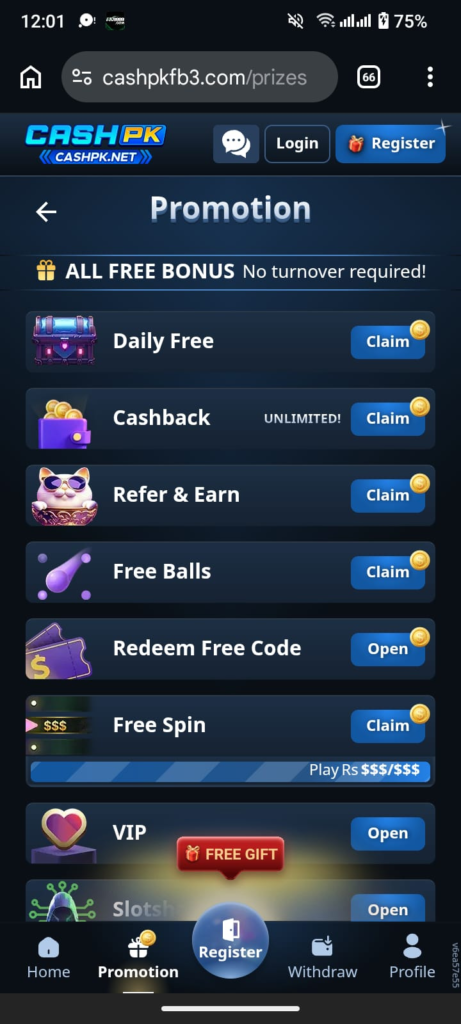 Cashpk Game
